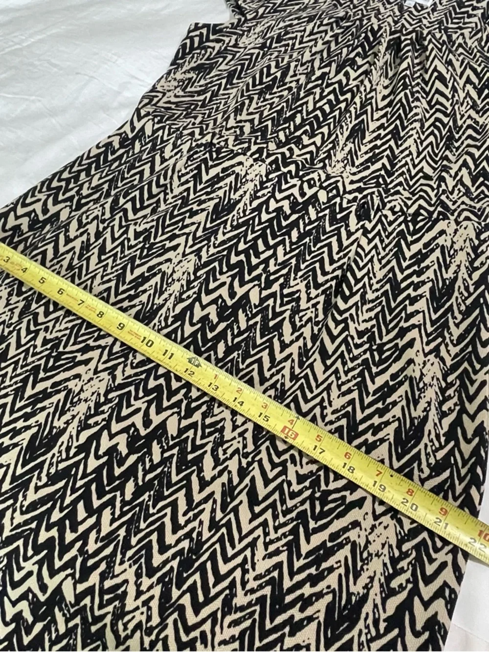 Olivia‎ Matthews Chevron Midi Dress Vintage